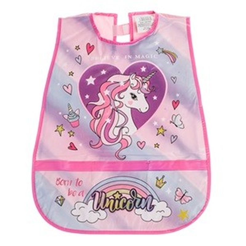 Jucarii, Copii si Bebe - Jucarii si jocuri - Jucarii & jocuri educative - Seturi pictura si desen - Sort de pictura pentru copii cu model Unicorn, Roz - Infinity.ro
