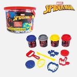 Carti si Birotica - Rechizite - Plastilina - Set Plastilina cu Accesorii Spiderman, 4 x 50g, Multicolor - Infinity.ro