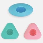 Carti si Birotica - Birotica - Instrumente de scris - Radiere si corectoare - Set Radiere Forma Piatra, Ovala si Triunghiulara, Culori Pastel, 3 bucati - Infinity.ro