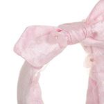 Fashion, accesorii si bijuterii - Femei - Accesorii femei - Accesorii pentru par femei - Coronita de par pentru copii, Roz, cu Fundita si Inimi din Organza - Infinity.ro