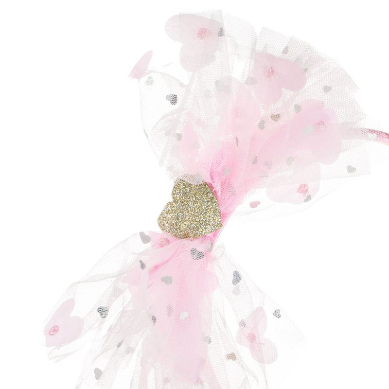 Fashion, accesorii si bijuterii - Femei - Accesorii femei - Accesorii pentru par femei - Set Coronita si Clame de Par cu Fundite Roz, pentru Copii - 3 bucati - Infinity.ro