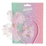 Fashion, accesorii si bijuterii - Femei - Accesorii femei - Accesorii pentru par femei - Set Coronita si Clame de Par cu Fundite Roz, pentru Copii - 3 bucati - Infinity.ro