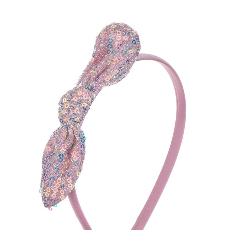 Fashion, accesorii si bijuterii - Femei - Accesorii femei - Accesorii pentru par femei - Set Coronite de Par pentru Copii, 3 buc, Roz, Mov Metalizat si Argintiu cu Paiete si Glitter - Infinity.ro
