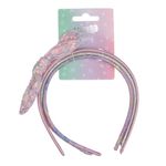Fashion, accesorii si bijuterii - Femei - Accesorii femei - Accesorii pentru par femei - Set Coronite de Par pentru Copii, 3 buc, Roz, Mov Metalizat si Argintiu cu Paiete si Glitter - Infinity.ro