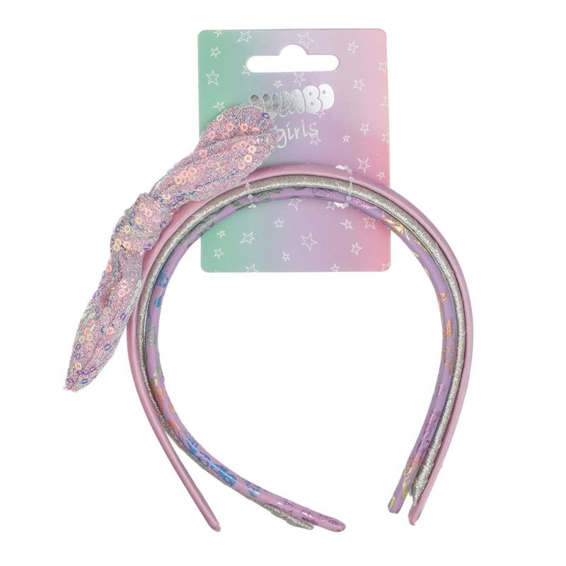 Fashion, accesorii si bijuterii - Femei - Accesorii femei - Accesorii pentru par femei - Set Coronite de Par pentru Copii, 3 buc, Roz, Mov Metalizat si Argintiu cu Paiete si Glitter - Infinity.ro