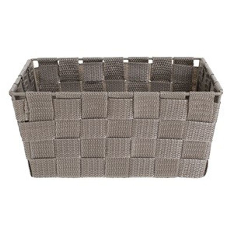 Casa si Gradina - Mobilier - Organizare si depozitare - Cutii depozitare - Cos de Depozitare Impletit Taupe cu Cadru Metalic - Infinity.ro
