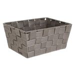 Casa si Gradina - Mobilier - Organizare si depozitare - Cutii depozitare - Cos de Depozitare Impletit Taupe cu Cadru Metalic - Infinity.ro