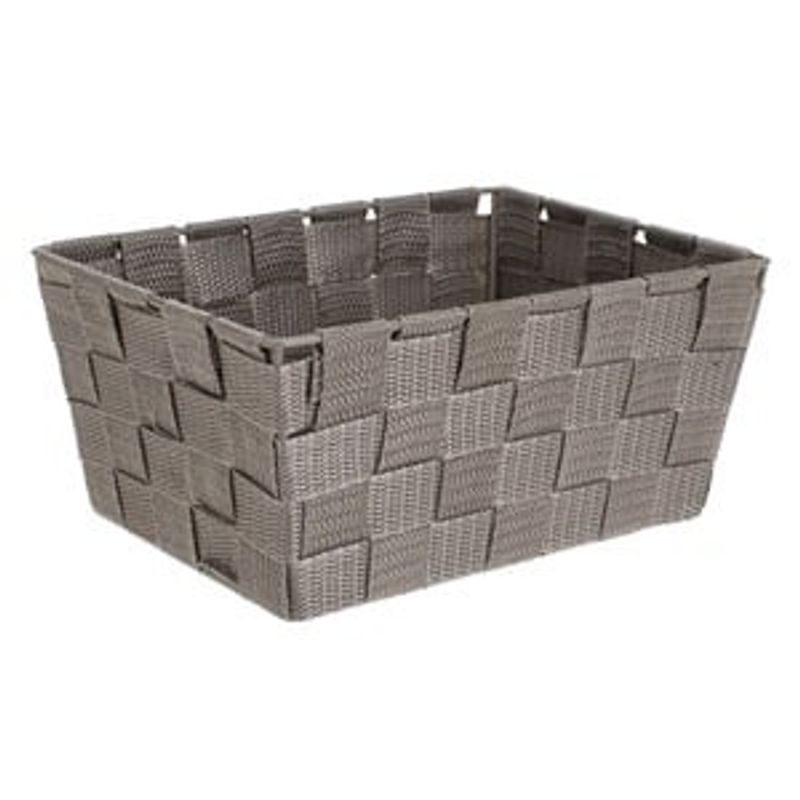 Casa si Gradina - Mobilier - Organizare si depozitare - Cutii depozitare - Cos de Depozitare Impletit Taupe cu Cadru Metalic - Infinity.ro
