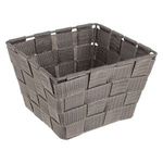 Casa si Gradina - Mobilier - Organizare si depozitare - Cutii depozitare - Cos de depozitare impletit metalic, Taupe, 15x15x10cm - Infinity.ro