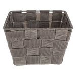 Casa si Gradina - Mobilier - Organizare si depozitare - Cutii depozitare - Cos de depozitare impletit metalic, Taupe, 15x15x10cm - Infinity.ro