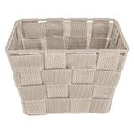 Casa si Gradina - Mobilier - Organizare si depozitare - Cutii depozitare - Cos de depozitare impletit bej cu cadru metalic, 15x15x10 cm - Infinity.ro