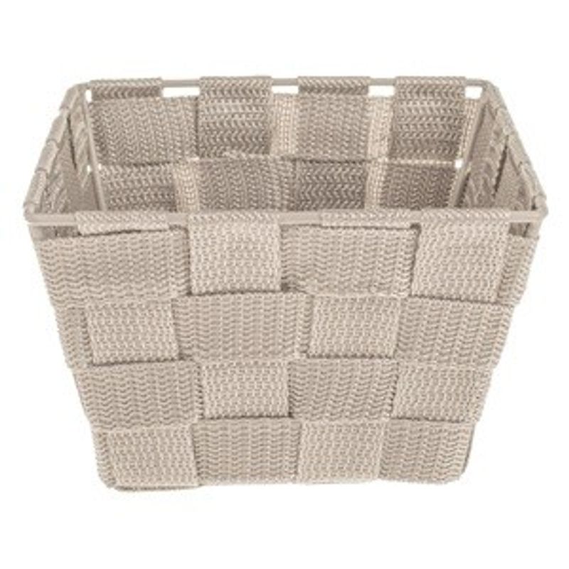 Casa si Gradina - Mobilier - Organizare si depozitare - Cutii depozitare - Cos de depozitare impletit bej cu cadru metalic, 15x15x10 cm - Infinity.ro