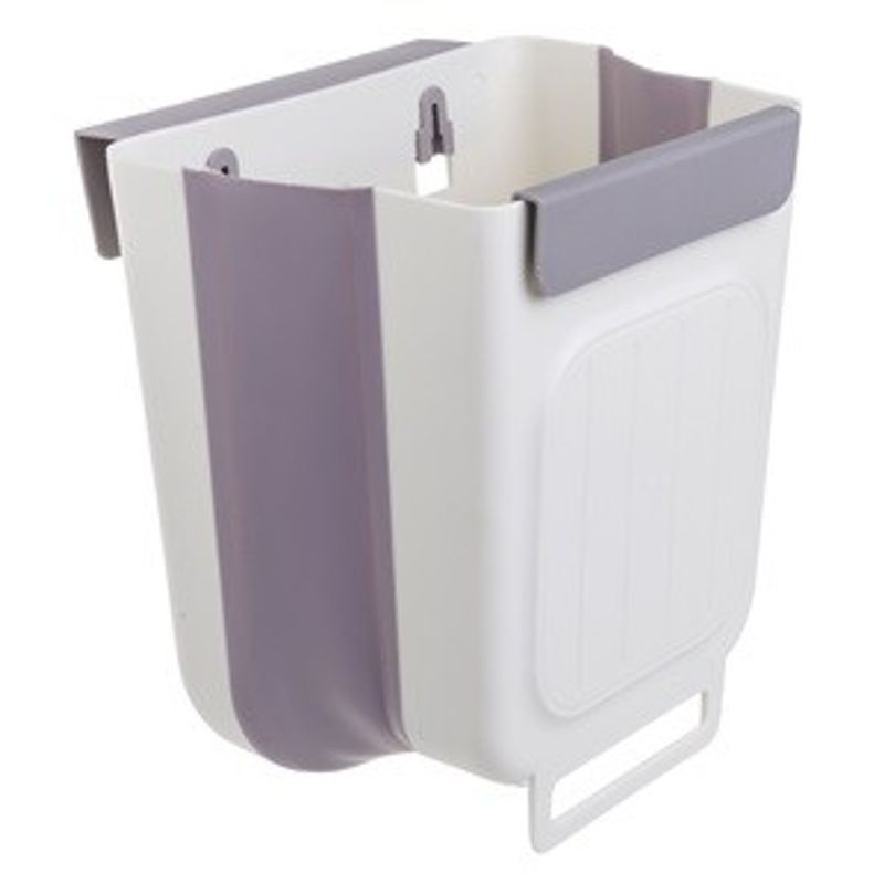 Casa si Gradina - Mobilier - Organizare si depozitare - Cosuri de gunoi - Cos de Gunoi Suspendat Pliabil din Plastic 6L - Infinity.ro