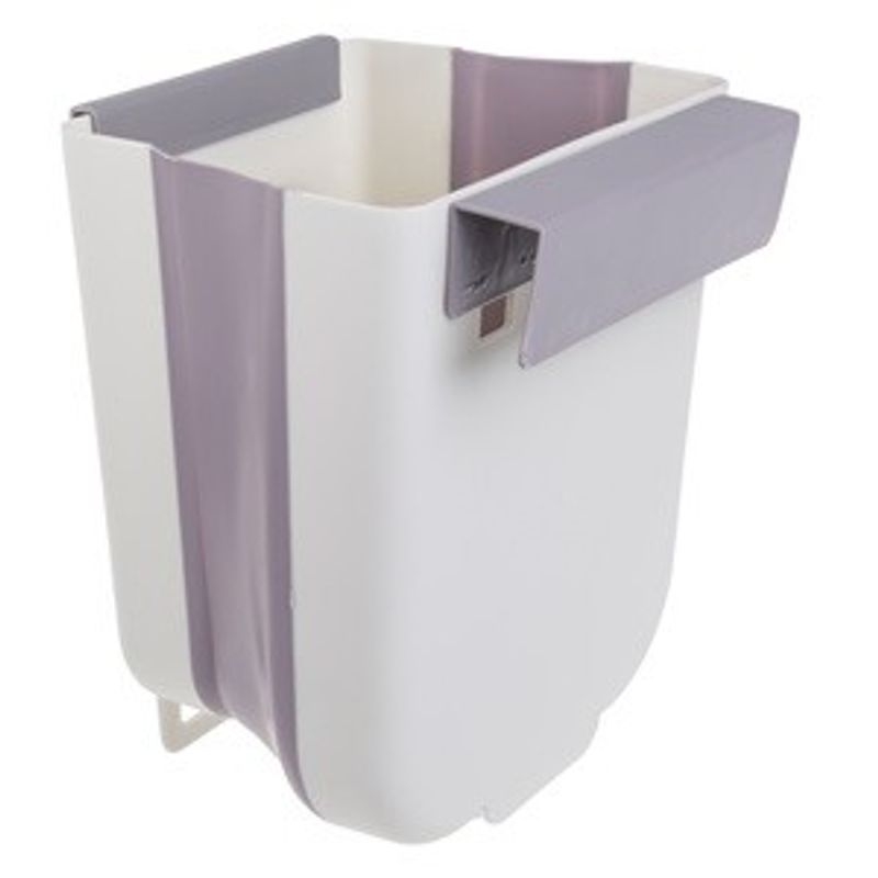 Casa si Gradina - Mobilier - Organizare si depozitare - Cosuri de gunoi - Cos de Gunoi Suspendat Pliabil din Plastic 6L - Infinity.ro