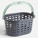 Market - Spalare si intretinere rufe - Uscatoare de rufe si accesorii - Cos suspendabil pentru carlige de rufe, 24x18x13cm, Antracit - Infinity.ro