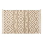 Casa si Gradina - Textile si covoare - Covoare - Covoare casa - Covor Decorativ Bej Crem Tufted cu Franjuri - Stil All Season - Infinity.ro