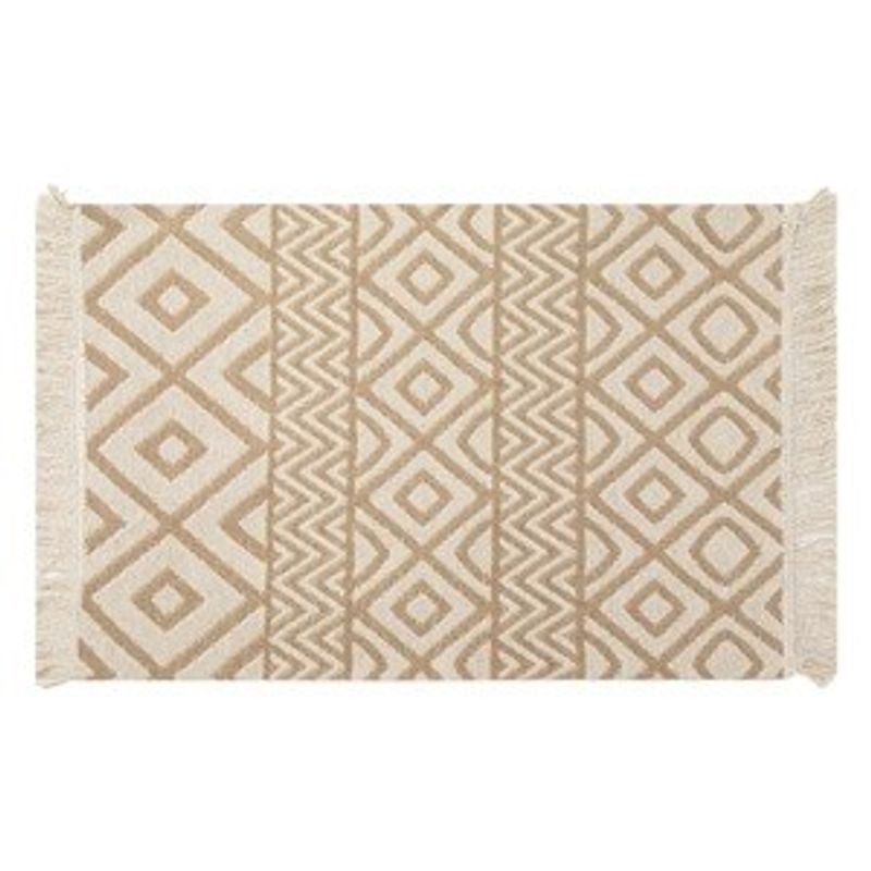 Casa si Gradina - Textile si covoare - Covoare - Covoare casa - Covor Decorativ Bej Crem Tufted cu Franjuri - Stil All Season - Infinity.ro