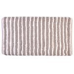 Casa si Gradina - Textile si covoare - Covoare - Covorase baie - Covoras de baie 50x80cm, Ecru Gri, Textura cu Relief - Infinity.ro
