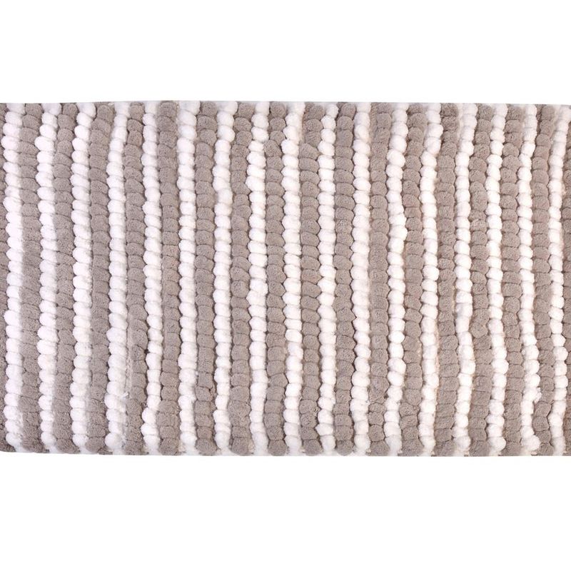 Casa si Gradina - Textile si covoare - Covoare - Covorase baie - Covoras de baie 50x80cm, Ecru Gri, Textura cu Relief - Infinity.ro