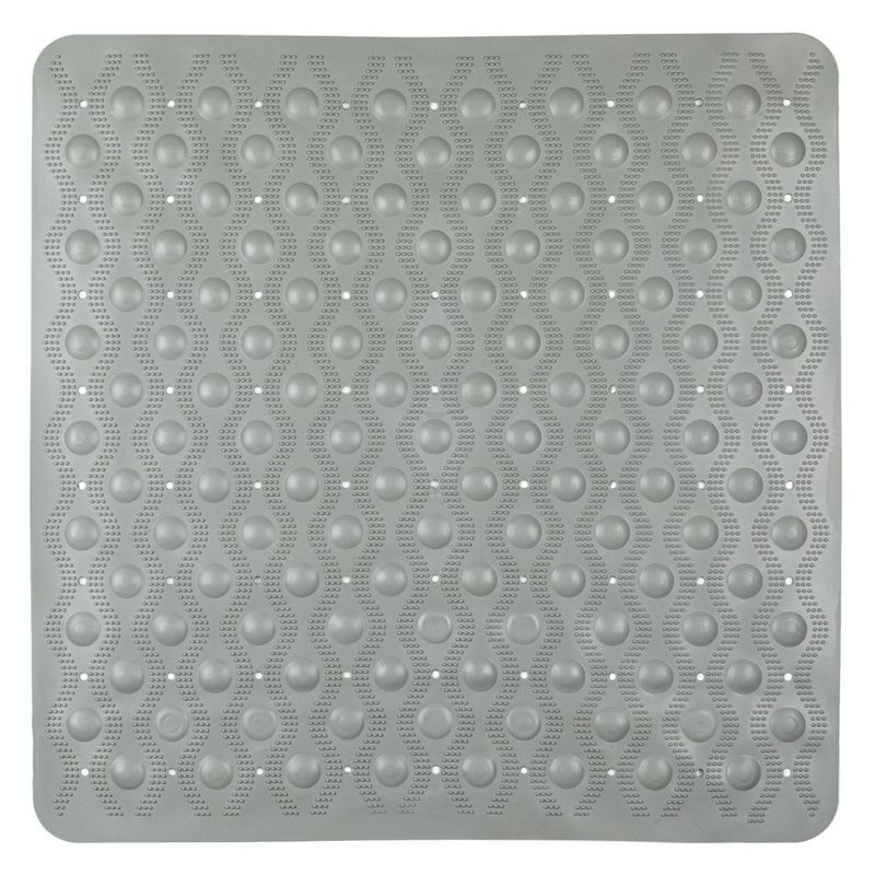 Casa si Gradina - Textile si covoare - Covoare - Covorase baie - Covoras de baie antiderapant, 55x55 cm, Gri - Infinity.ro