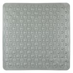 Casa si Gradina - Textile si covoare - Covoare - Covorase baie - Covoras de baie antiderapant, 55x55 cm, Gri - Infinity.ro