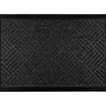 Casa si Gradina - Textile si covoare - Covoare - Covorase intrare - Covoras de intrare cu dungi reliefate, 60x40 cm, Negru/Gri - Infinity.ro
