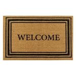 Casa si Gradina - Textile si covoare - Covoare - Covorase intrare - Covoras de intrare din fibra de nuca de cocos, mesaj Welcome, 90x60 cm - Infinity.ro