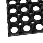 Casa si Gradina - Textile si covoare - Covoare - Covorase intrare - Covoras de intrare din cauciuc perforat, negru, 60x40 cm - Infinity.ro