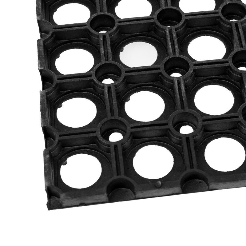 Casa si Gradina - Textile si covoare - Covoare - Covorase intrare - Covoras de intrare din cauciuc perforat, negru, 60x40 cm - Infinity.ro