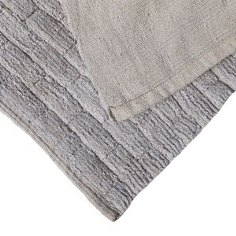 Casa si Gradina - Textile si covoare - Covoare - Covoare casa - Covoras Decorativ de Iarna, Gri, Model Caramizi Reliefate, 100x70cm - Infinity.ro