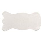 Casa si Gradina - Textile si covoare - Covoare - Covoare casa - Covoras Decorativ din Imitatie de Blana, Forma de Animal, Ecru, 80x150cm - Infinity.ro