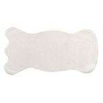 Casa si Gradina - Textile si covoare - Covoare - Covoare casa - Covoras Decorativ din Imitatie de Blana, Forma de Animal, Ecru, 80x150cm - Infinity.ro
