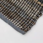 Casa si Gradina - Textile si covoare - Covoare - Covoare casa - Covoras decorativ din piele artificiala, Gri Taupe, 130x70cm, cu franjuri si spate antialunecare - Infinity.ro