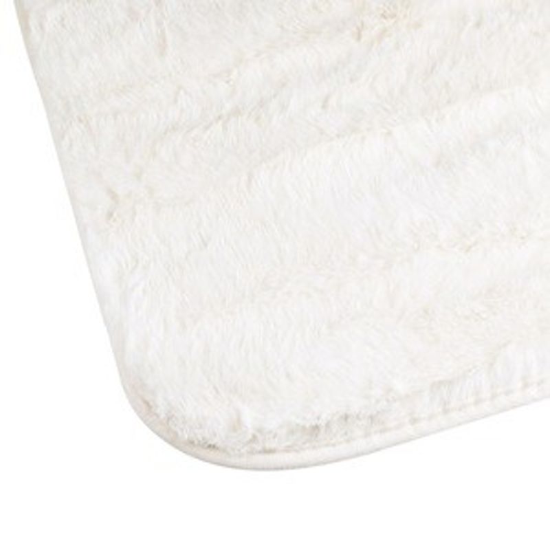 Casa si Gradina - Textile si covoare - Covoare - Covoare casa - Covoras Decorativ din Imitatie de Blana, Off White, 140x60cm, Antiderapant - Infinity.ro