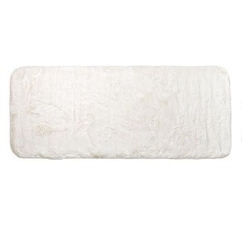 Casa si Gradina - Textile si covoare - Covoare - Covoare casa - Covoras Decorativ din Imitatie de Blana, Off White, 140x60cm, Antiderapant - Infinity.ro