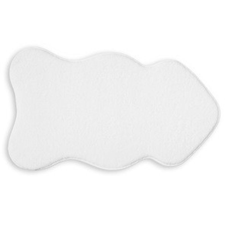 Casa si Gradina - Textile si covoare - Covoare - Covoare casa - Covoras Decorativ din Imitatie de Blana Alba, Forma de Nor, Antiderapant - Infinity.ro