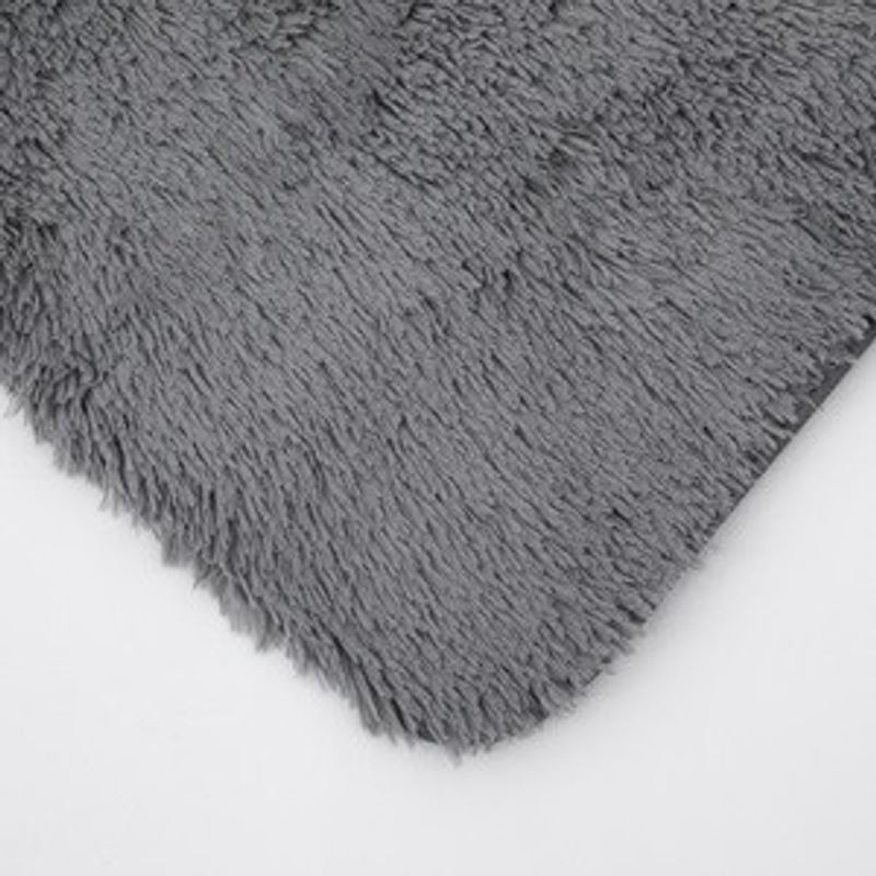 Casa si Gradina - Textile si covoare - Covoare - Covoare casa - Covoras Decorativ Shaggy din Imitatie de Blana, Gri, 160x60cm, Antiderapant - Infinity.ro