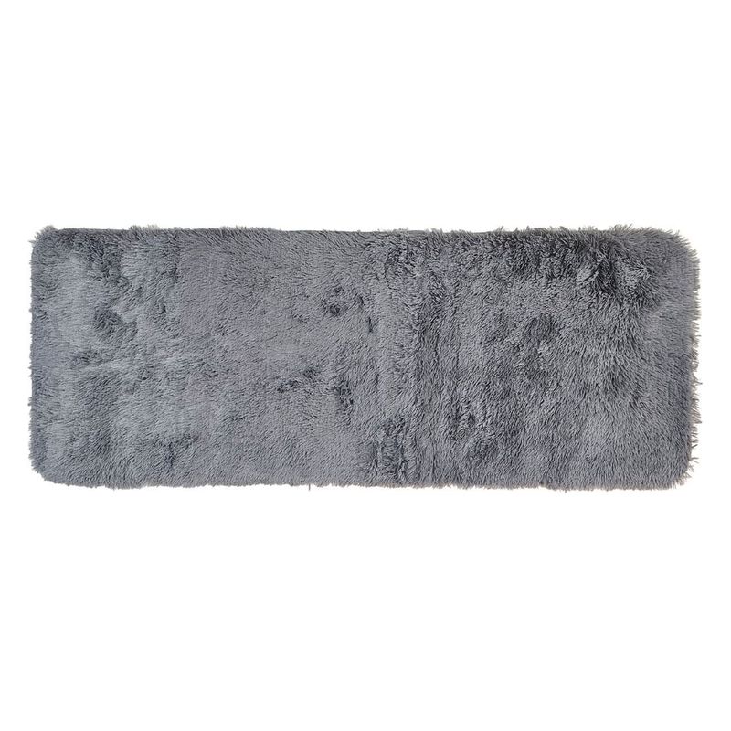 Casa si Gradina - Textile si covoare - Covoare - Covoare casa - Covoras Decorativ Shaggy din Imitatie de Blana, Gri, 160x60cm, Antiderapant - Infinity.ro