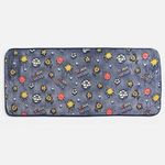 Casa si Gradina - Textile si covoare - Covoare - Covoare casa - Covoras Decorativ Fosforescent cu Imprimeu Fotbal, 140x60cm, Albastru - Infinity.ro