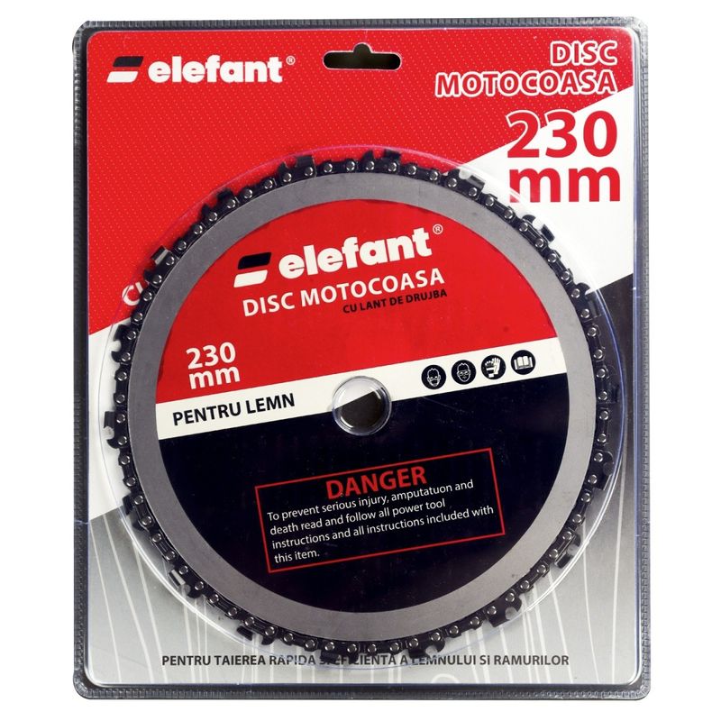 Casa si Gradina - Gradinarit si plante - Utilaje gradina - Consumabile si accesorii utilaje de gradina - Cutit taietor drept 2T, 255mm pentru motocoasa, Elefant - Infinity.ro