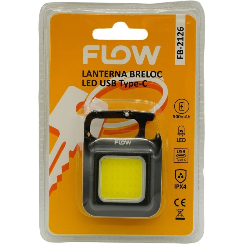 Casa si Gradina - Corpuri si surse de iluminat - Iluminat exterior - Lanterne - Lanterna LED tip breloc cu magnet si desfacator FLOW FB-2126 - Infinity.ro