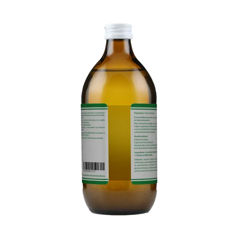Market - Bauturi - Bauturi non-alcoolice - Bauturi necarbogazoase - Aloe 100%  suc pur 500 ml ECOLOGIC - Infinity.ro
