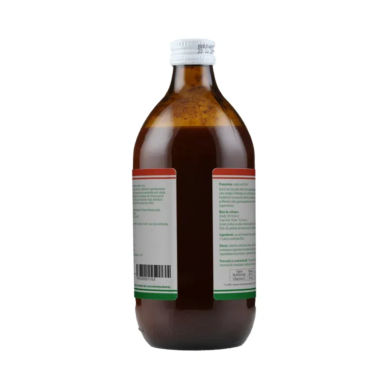 Market - Bauturi - Bauturi non-alcoolice - Bauturi necarbogazoase - Goji BIO - Suc 100% pur, 500 ml - Infinity.ro