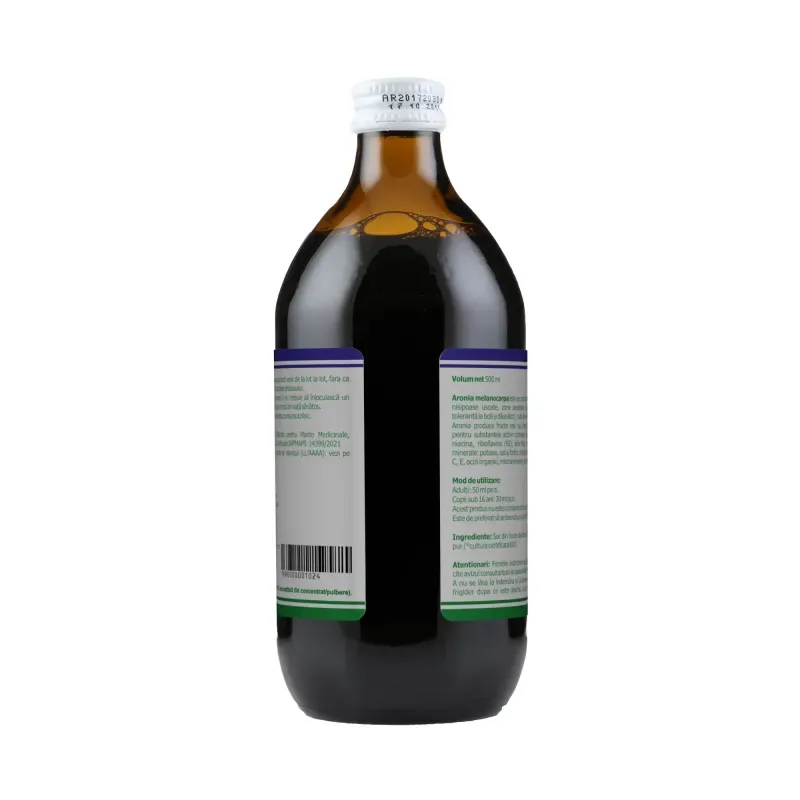 Market - Bauturi - Bauturi non-alcoolice - Bauturi necarbogazoase - Aronia 100% suc pur 500 ml ECOLOGIC - Infinity.ro