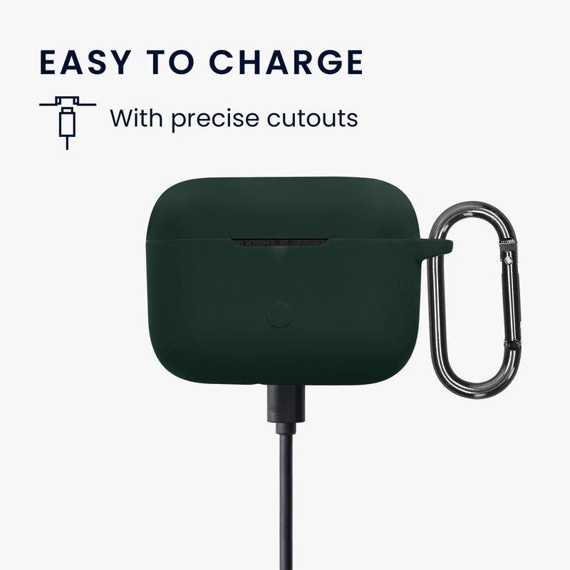 Laptop, Telefoane si Tablete - Wearables si gadgeturi - Wearables - Accesorii wearables - Husa casti Kwmobile pentru Marshall Motif II ANC, protectie la zgarieturi, Silicon, verde - Infinity.ro