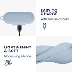 Laptop, Telefoane si Tablete - Wearables si gadgeturi - Wearables - Accesorii wearables - Husa casti Kwmobile pentru Sony WF-C510, protectie la zgarieturi, Silicon, albastru - Infinity.ro