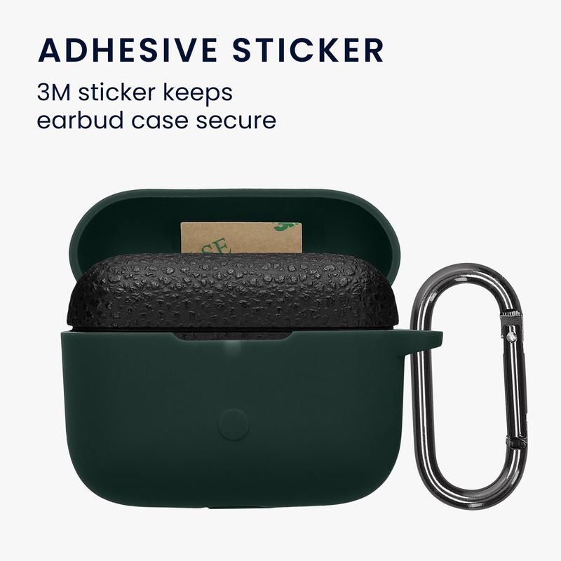 Laptop, Telefoane si Tablete - Wearables si gadgeturi - Wearables - Accesorii wearables - Husa casti Kwmobile pentru Marshall Motif II ANC, protectie la zgarieturi, Silicon, verde - Infinity.ro