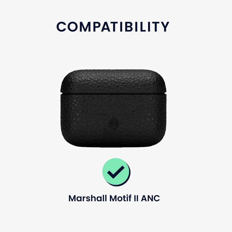 Laptop, Telefoane si Tablete - Wearables si gadgeturi - Wearables - Accesorii wearables - Husa casti Kwmobile pentru Marshall Motif II ANC, protectie la zgarieturi, Silicon, verde - Infinity.ro