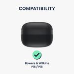 Laptop, Telefoane si Tablete - Wearables si gadgeturi - Wearables - Accesorii wearables - Husa casti Kwmobile pentru Bowers & Wilkins Pi6, Pi8, protectie la zgarieturi, Silicon, alb - Infinity.ro