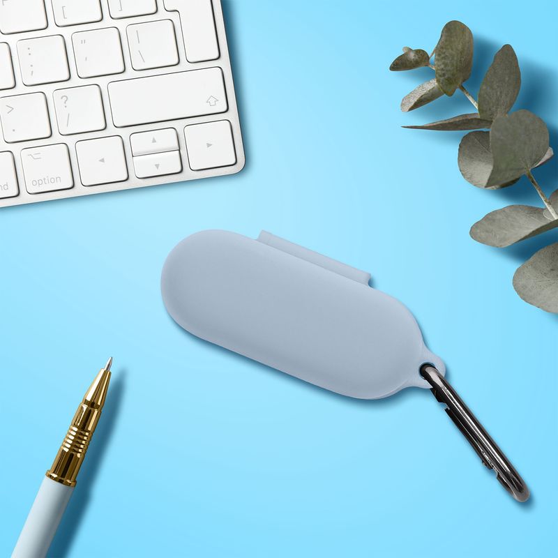 Laptop, Telefoane si Tablete - Wearables si gadgeturi - Wearables - Accesorii wearables - Husa casti Kwmobile pentru Sony WF-C510, protectie la zgarieturi, Silicon, albastru - Infinity.ro